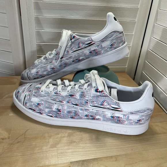 Adidas Stan Smith Disney 3D Mickey Limited Edition White Mens Sneakers